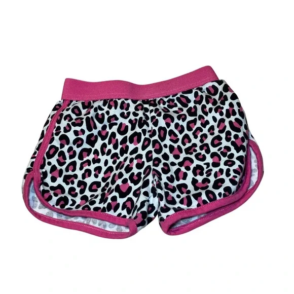 The Childrens Place Size 4T Pink  Tee and LOL Surprise Leopard Shorts Set - Picture 6 of 7